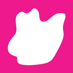 Fototapeta premium Hollow Frame Abstract Shape Background