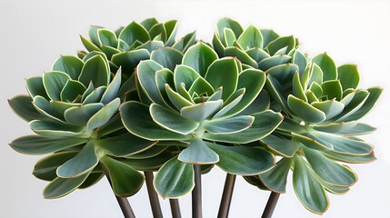 Close up of miniature succulent plant