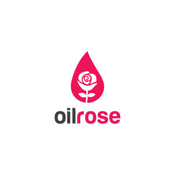 Oil Rose Logo Design