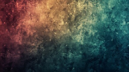 The image is an abstract painting with a dark blue background and yellow and orange highlights.