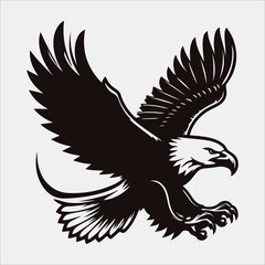 eagle tattoo vector