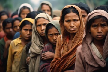 group of people in traditional clothing