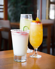 cocktail on a table
