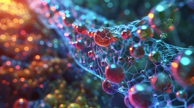 Representation of advanced drug delivery systems at the molecular level