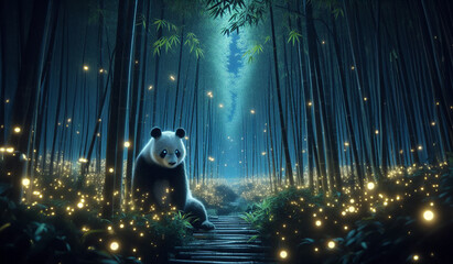la forêt du panda