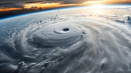 Explore space to study Earths climate and understand cyclones and weather. Concept Space Exploration, Earth's Climate, Cyclones, Weather Science, Research Insights