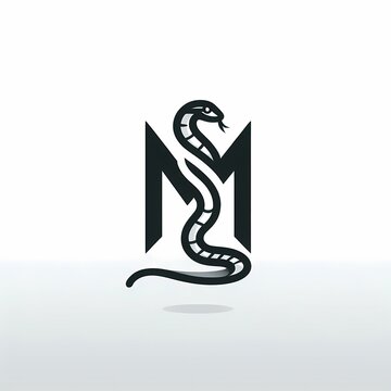 simple snake logo design