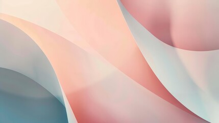 abstract background with minimalist elements and negative space, featuring a white circle, a red square, and a green triangle