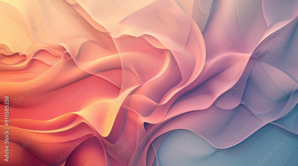 Poster abstract background with minimalist elements and soft gradients