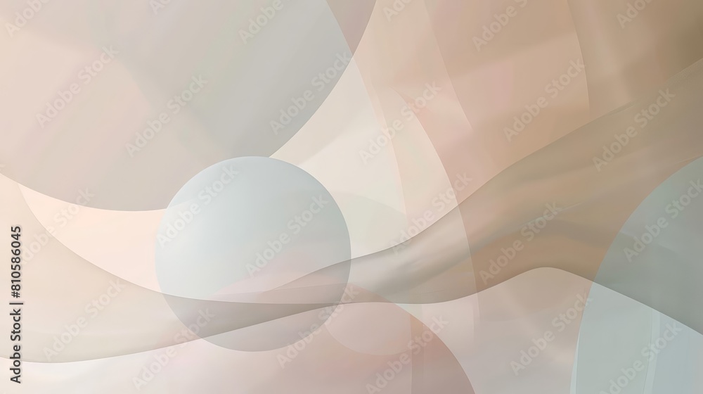 Poster abstract background with minimalist elements and soft hues