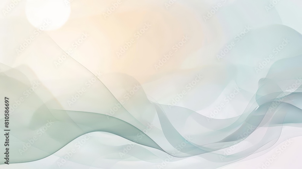 Poster abstract background with minimalist elements and soft hues