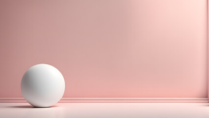 a white egg sitting on top of a white floor