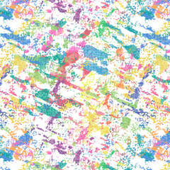 Colorful undefine shape dots, seamless pattern illustration.