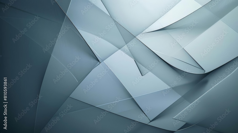Aufkleber abstract composition with overlapping transparent layers of blue and gray
