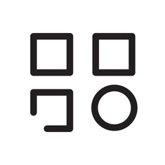 Squares Line Icon