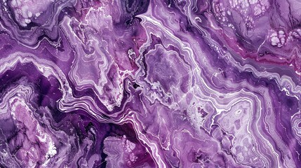 Ethereal Elegance: Purple Marble Magic