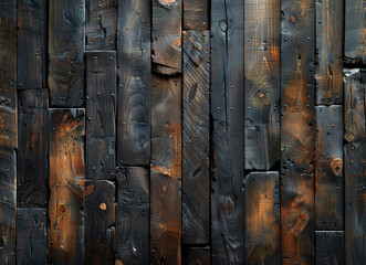 Old wood background. Create with Ai