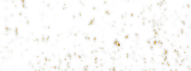 Doted and confetti golden glitter background. Shiny glittering dust. Gold glitter sparkle confetti that floats down falling. Vector illustration.