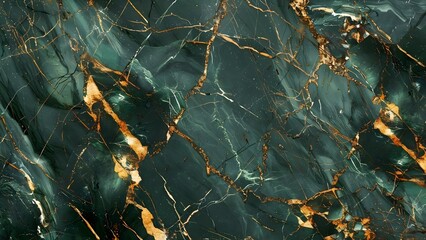 Abstract Texture: Green Marble with Golden Veins for Digital Wall Tiles Design. Concept Texture Design, Green Marble, Golden Veins, Wall Tiles, Abstract