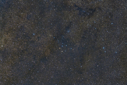 Brocchi's Cluster (Collinder 399, Cr 399 or Al Sufi's Cluster) is a asterism of 10 stars. Six of the stars appear in an row in the south of the constellation Vulpecula. Its nickname is the Coathanger