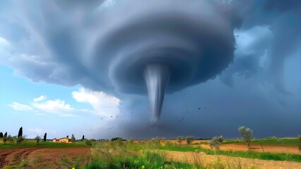Italy faces severe tornado threat. Concept Italy, Tornadoes, Severe Weather, Emergency Response, Natural Disasters