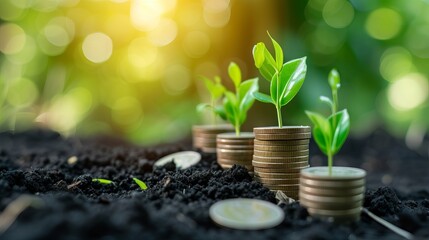 Strategic financial growth and profitability analysis concept with professional investment planning insights