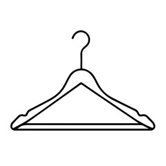 hanger vector line illustration 