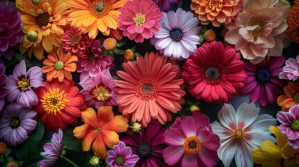 Fototapeta premium Springtime Splendor Blooming Garden Scene
