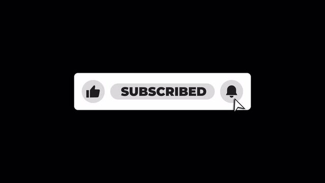 Elegant Subscribe Button Animation 