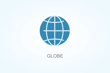 Globe Vector  Or Logo Sign Symbol Illustration