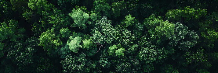 Forest drone view, view of natural greenery from a drone beauty from heights