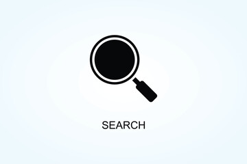 Search Vector  Or Logo Sign Symbol Illustration