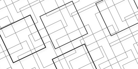 Abstract black outline background. Vector illustration for design.