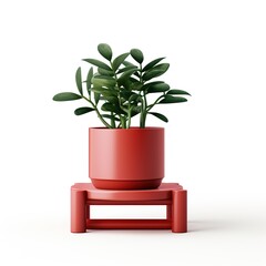 Plant stand brickred
