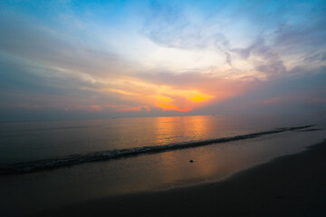 A moment of relaxation at the amazing sunrise.