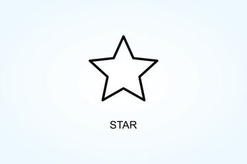 Obraz premium Star Vector Or Logo Sign Symbol Illustration