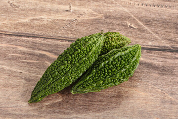 Green raw bitter lemon vegetables
