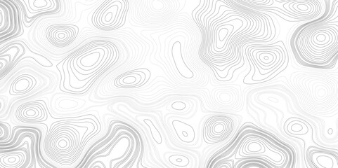 Background of the topographic map. Topographic map lines, contour background. Actual topography map. Gray seamless design