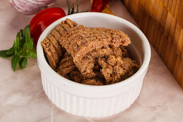 Liver Pate spread in the bowl