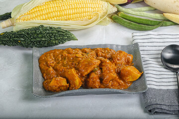 Indian cuisine - Kadai chicken masala