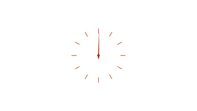 Clock time lapse animation.