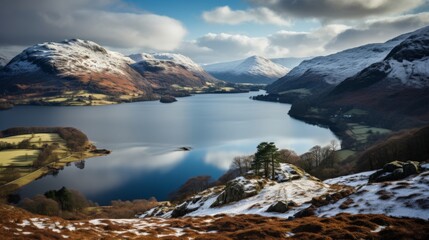 The striking beauty of the Lake District, England
