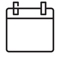 Date Calendar Line Icon
