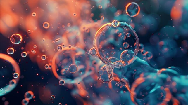 Visualization of abstract chemical reactions