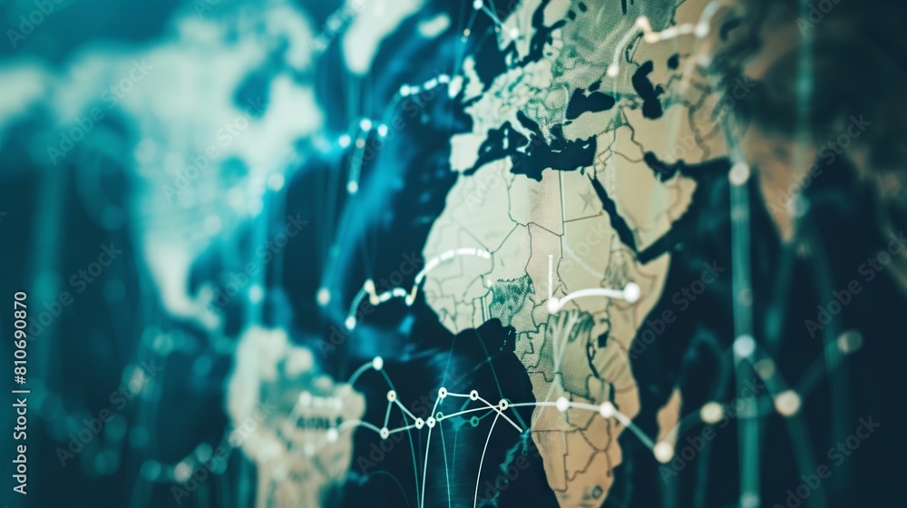 Poster global financial connectivity: seamless currency exchange and cross-border money transfers visualize