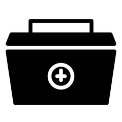 First Aid Kit solid icon illustration. Perfect for website mobile app presentation. Suitable for any user interface and user experience