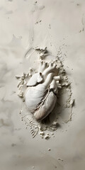 Ilustração Anatômica do Coração Humano
