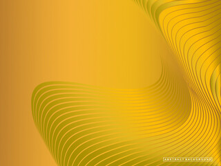 Halftone gold background design. Gold background with wavy abstract lines pattern, suitable for cards, posters, advertisements, brochures, certificates, etc.