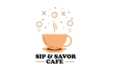 Transparent Cafe Logo | Design ideas | Adobe Illustrator