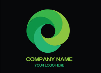 Company logo art is the is the best modern concept for branding with a coloring logo design.
